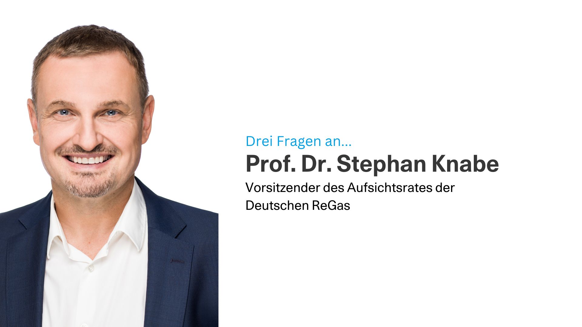Bild: Zukunft Gas | Drei Fragen an Prof. Dr. Stephan Knabe