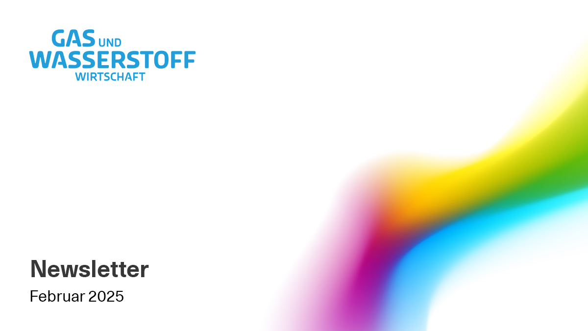 Die Gas- und Wasserestoffwritschaft: Newsletter Februar 2025