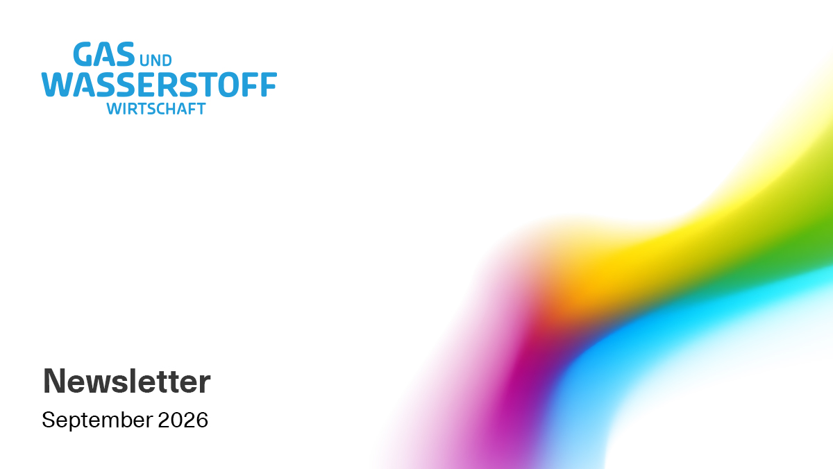 Die Gas- und Wasserestoffwritschaft: Newsletter September 2026