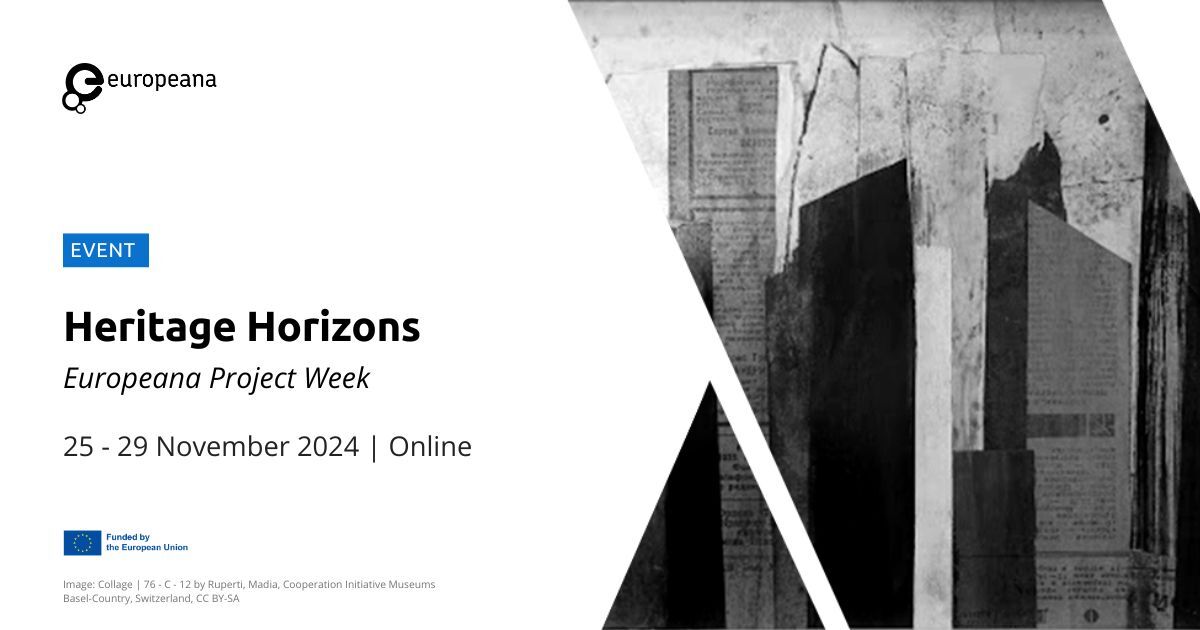 Heritage Horizons event promotional banner featuring a collage