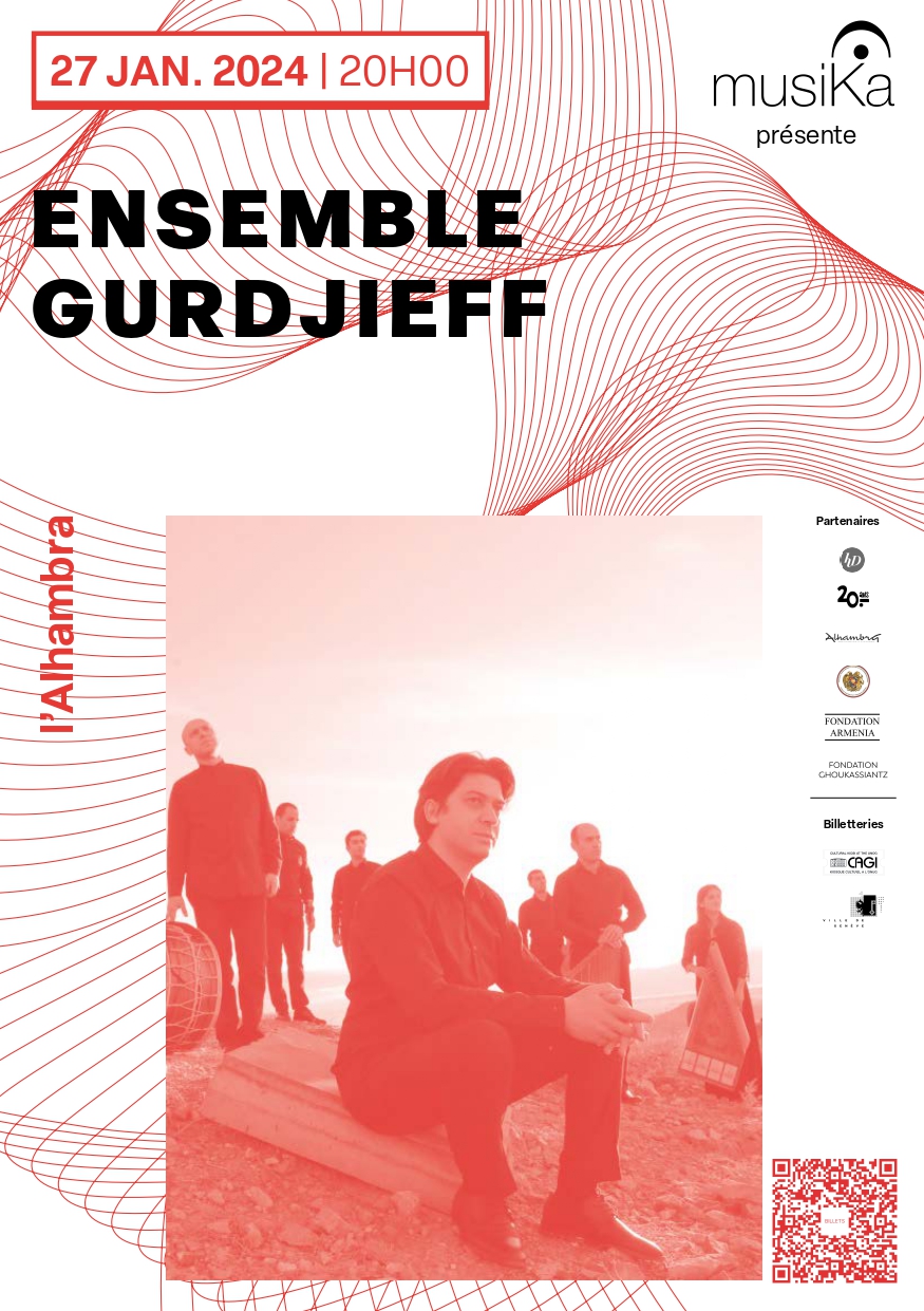 affiche Ensemble Gurdjieff et lien ticket online