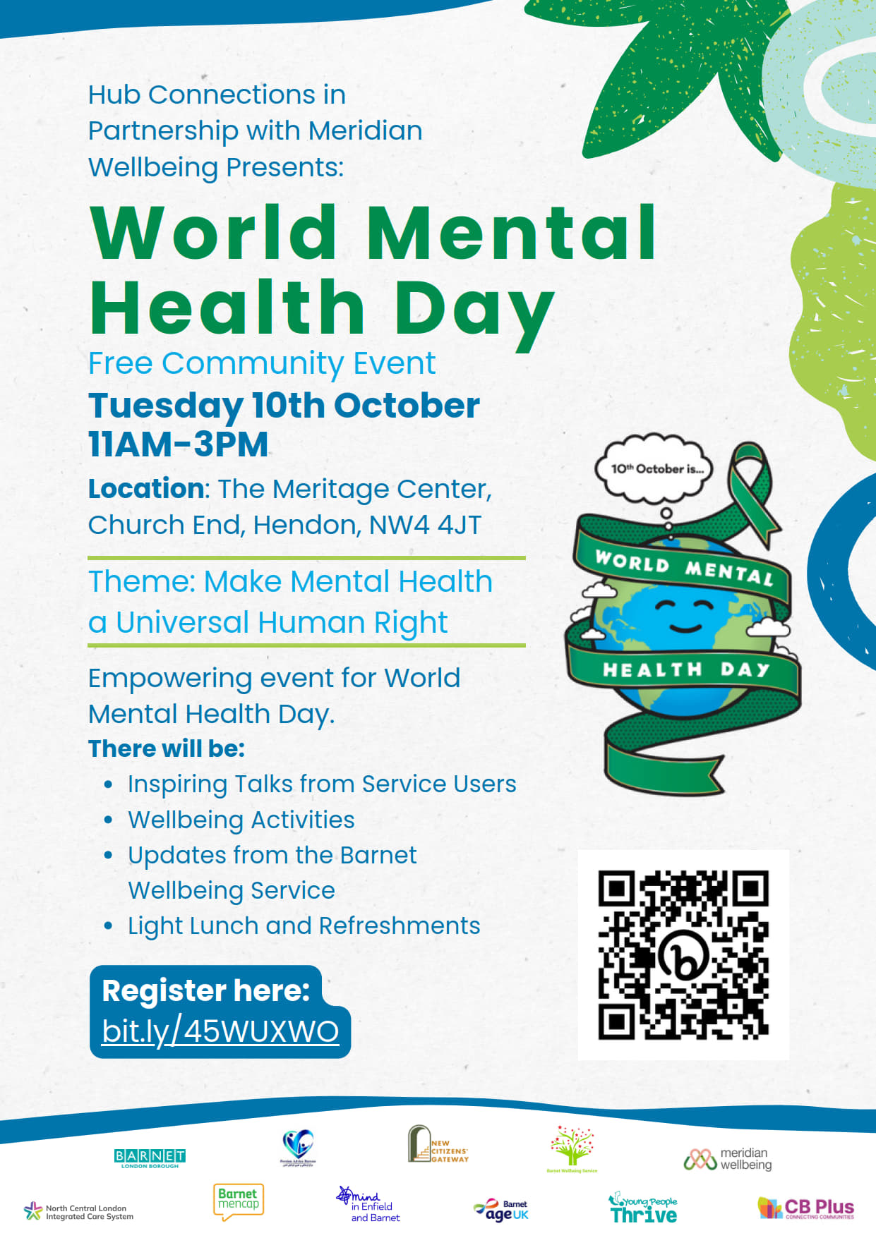 World Mental Health Day poster