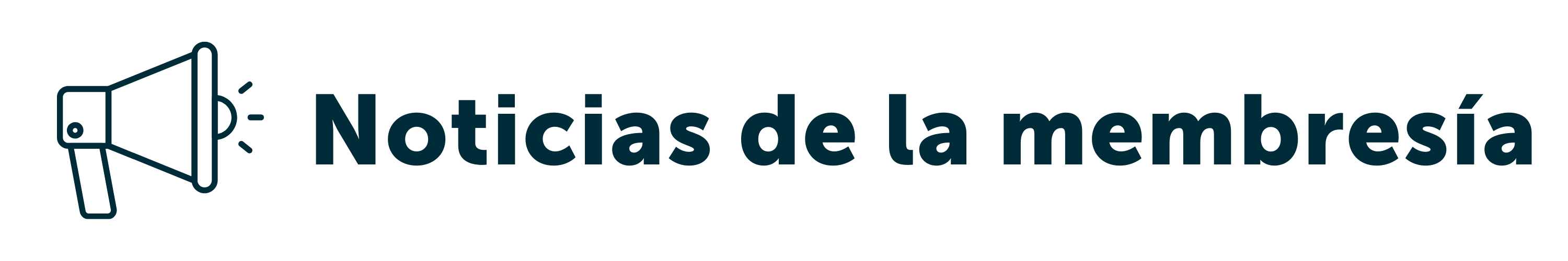 Noticias de la membresía