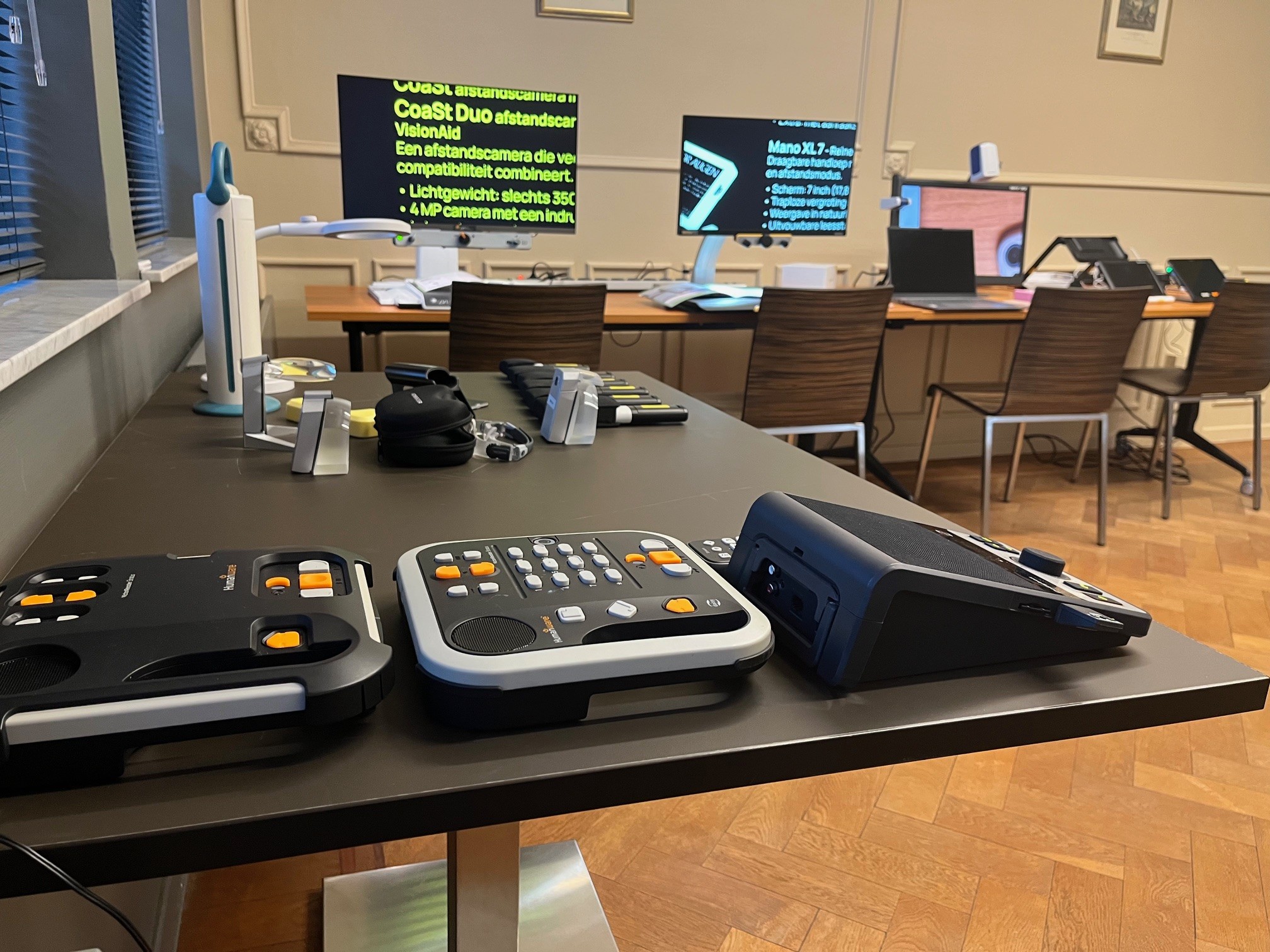 Foto van hulpmiddelen in de zaal in Gent
