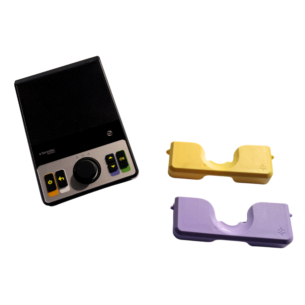 Daisybox met een gele en een paarse EasyCover