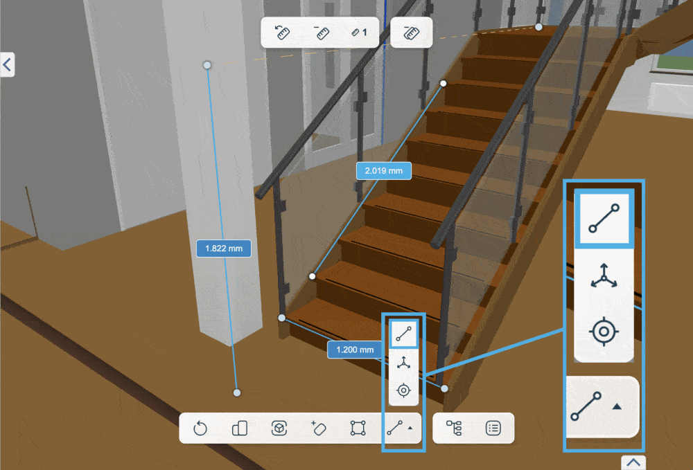 BIMcollab WebViewer-Messungen