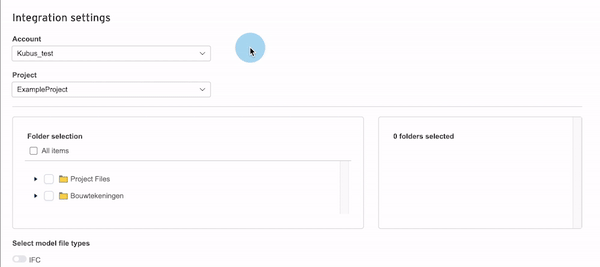 Nexus Autodesk Docs Integrationseinstellungen
