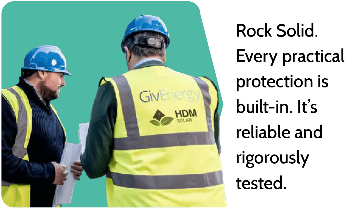 Rock Solid. Every practical protection is built-in. It’s reliable and rigorously tested.