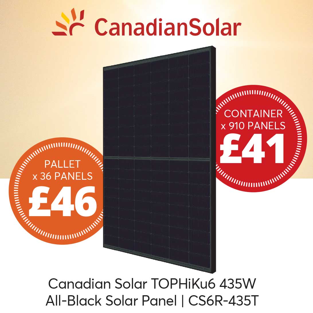 Canadian Solar TOPHiKu6 435W All-Black Solar Panel | CS6R-435T offers