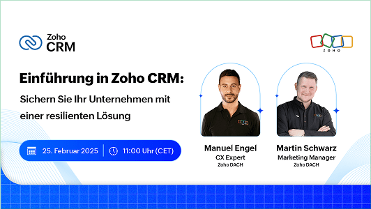 Zoho CRM Webinar