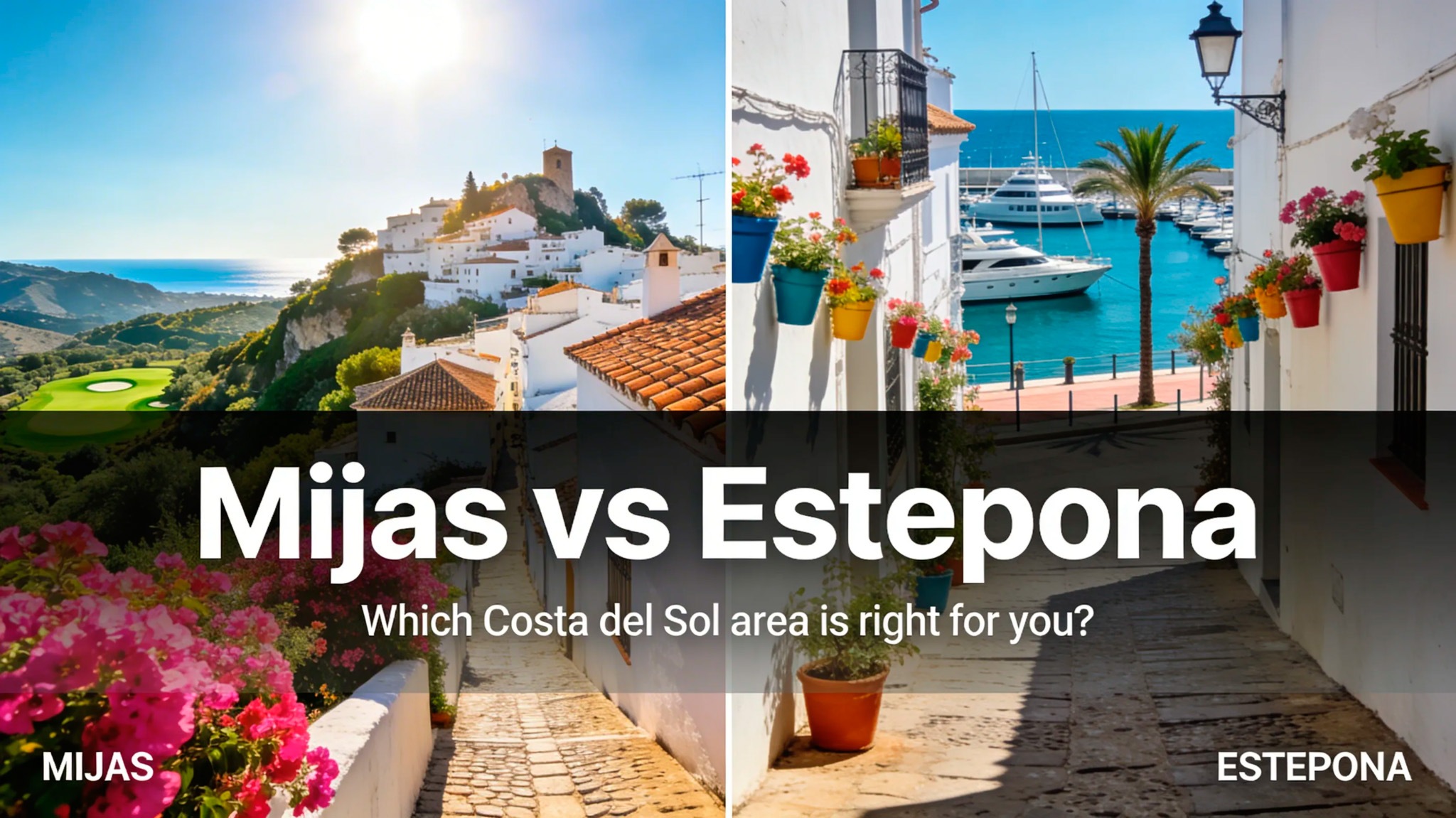 Mijas vs Estepona: Which Costa del Sol Area Is Right for You?
