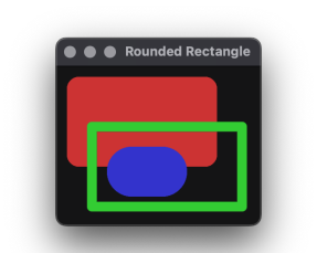 screenshot of various rounded rectangles