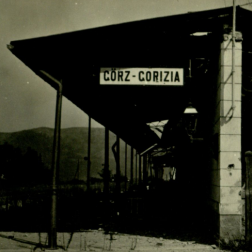 An archival pohoto of Gorizia train station