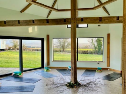 Meditation and yoga space