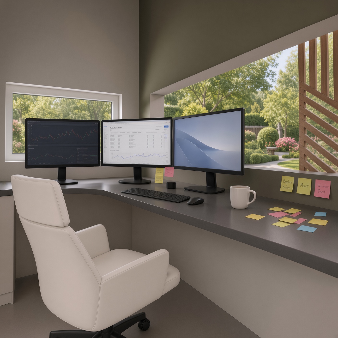 SPOT aménagé en bureau de télétravail