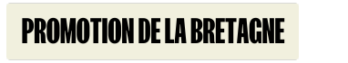 Promotion de la Bretagne