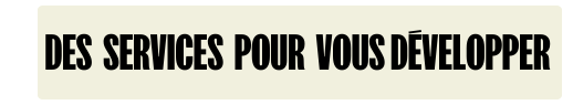 Des services pour vous d&eacute;velopper
