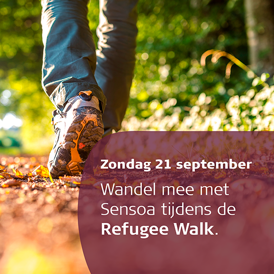 Wandel mee met de Refugee Walk