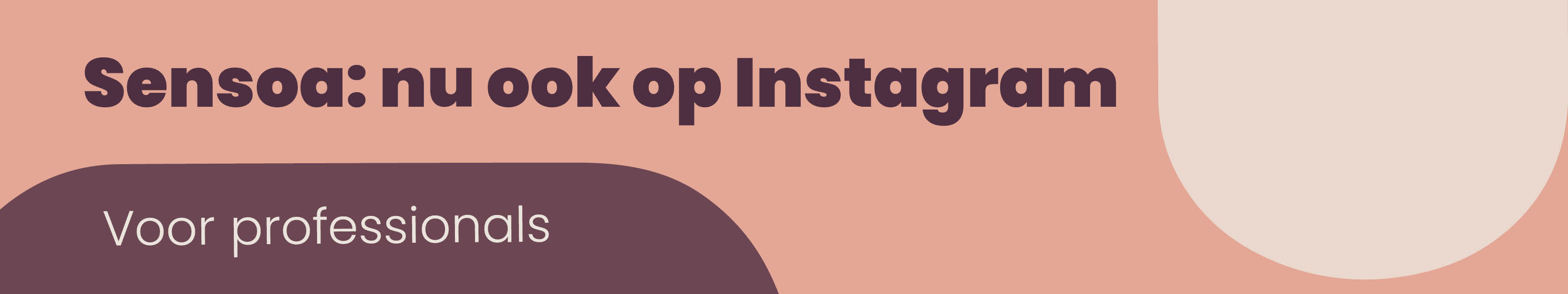 Volg Sensoa op Instagram