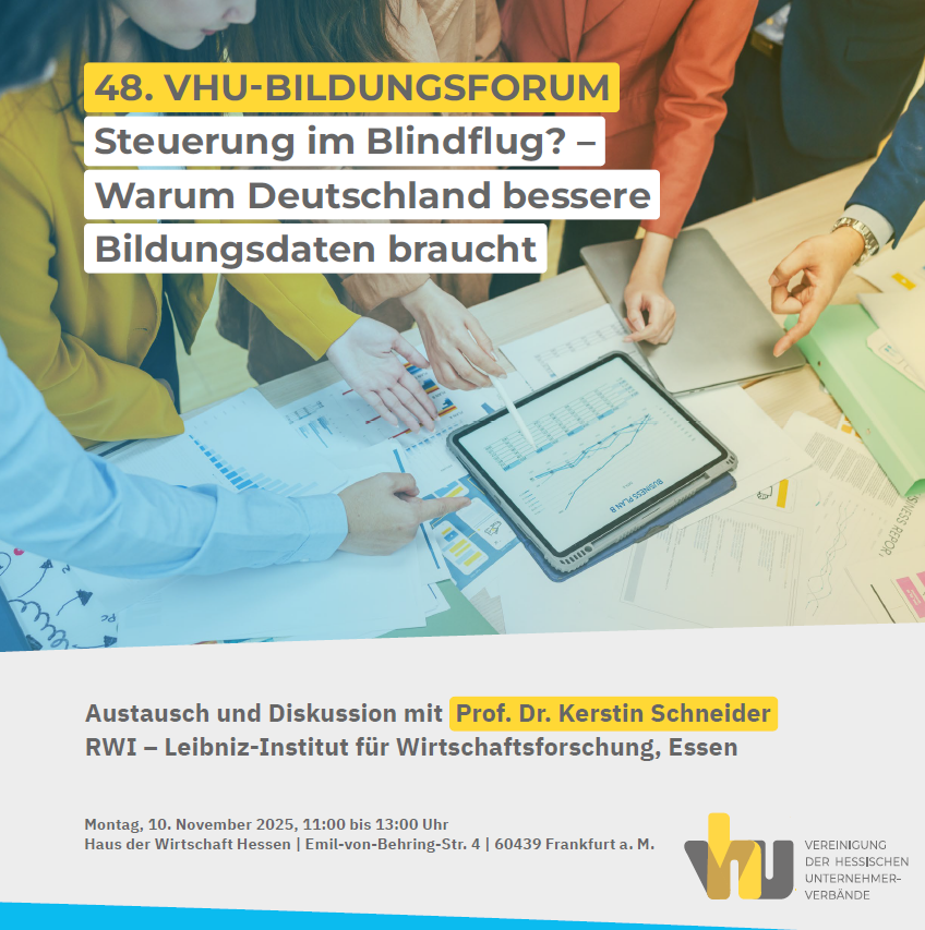 Veranstaltungsposter VhU-Bildungsforum