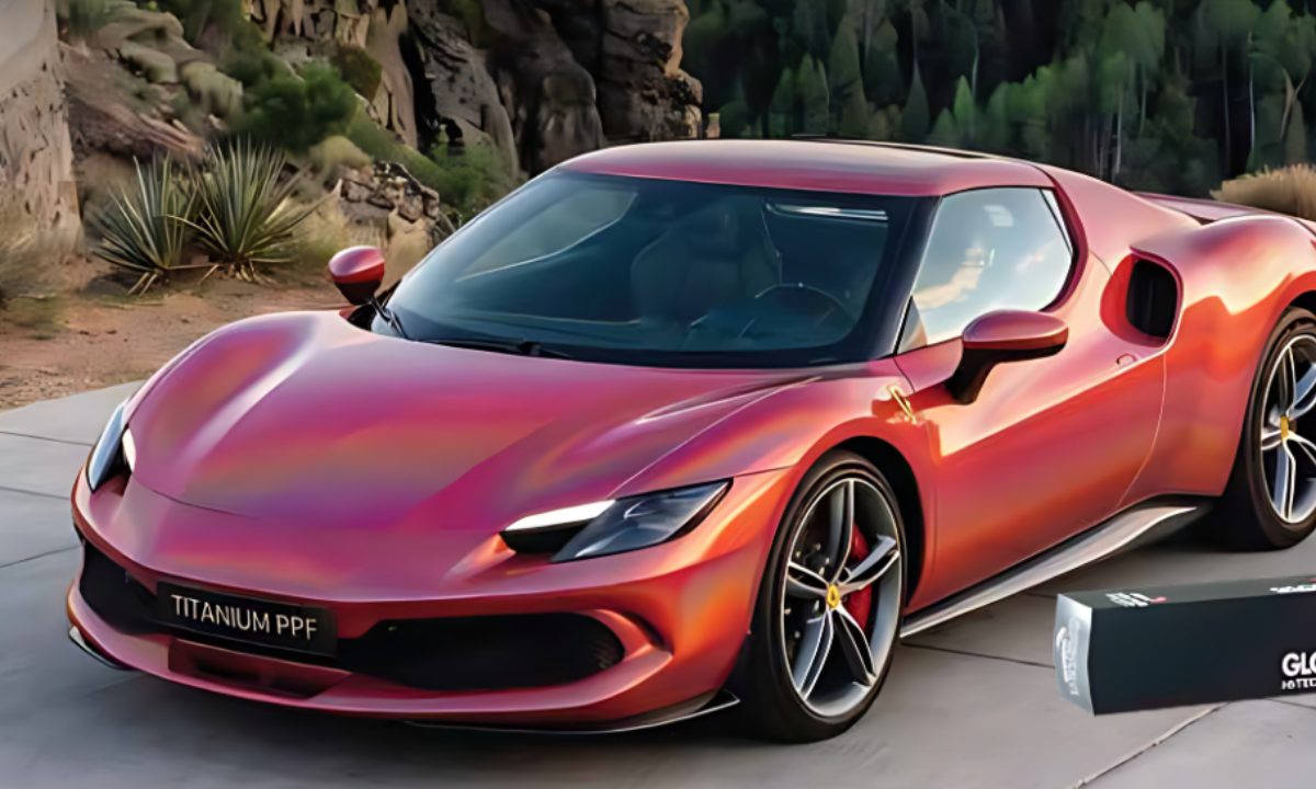 GLOBAL Titanium PPF auf Sportwagen mit Originalkarton