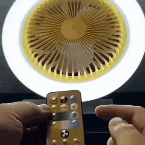 Luminria LED com Ventilador